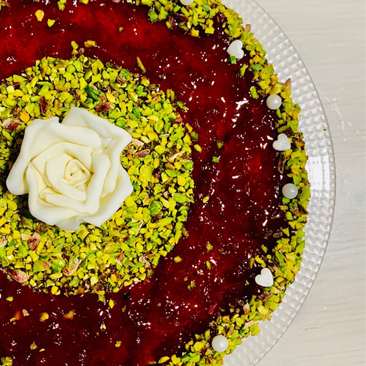 Cake al Pistacchio, Ricotta e&nbsp;Lamponi