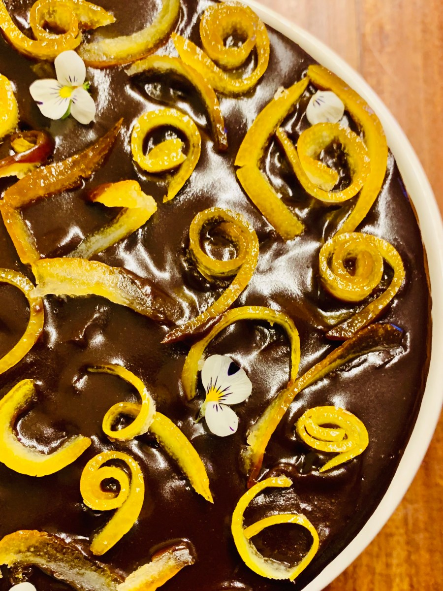 Torta da forno Cioccolato, Caffè e Arance&nbsp;Candite